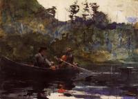 Homer, Winslow - Canoeing in the Adirondacks
